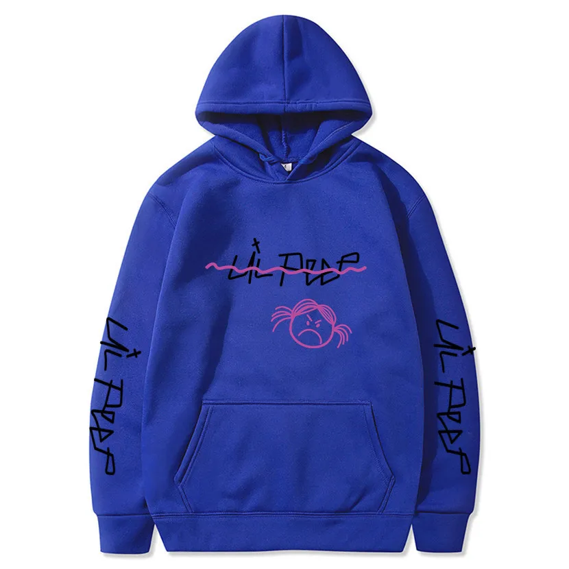 Blue 69 Lil Открытый толстовки Love lil. Peep мужские толстовки пуловер с капюшоном свитшоты мужские/женские sudaderas cry baby уличная Толстовка для мужчин - Цвет: Blue 69