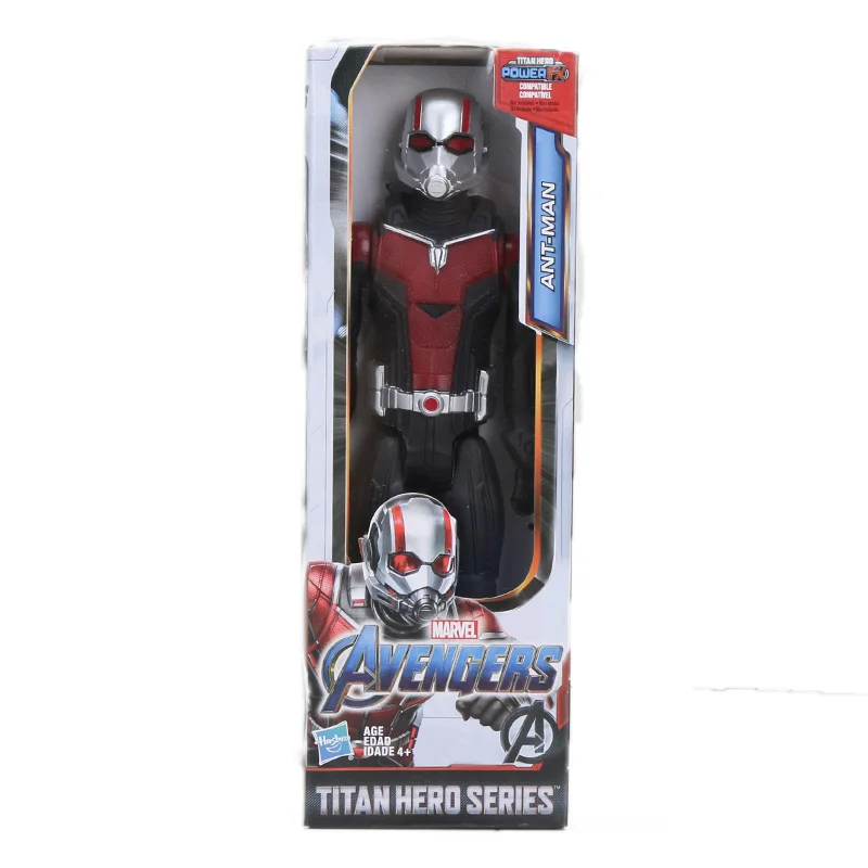 Экшен-фигурки Hasbro, игрушки Marvel, фигурки супергероев из фильма «Мстители: Финал» — Тор, Капитан Америка, Танос, Росомаха, Человек-паук, Железный человек, размер 30 см - Цвет: antman box