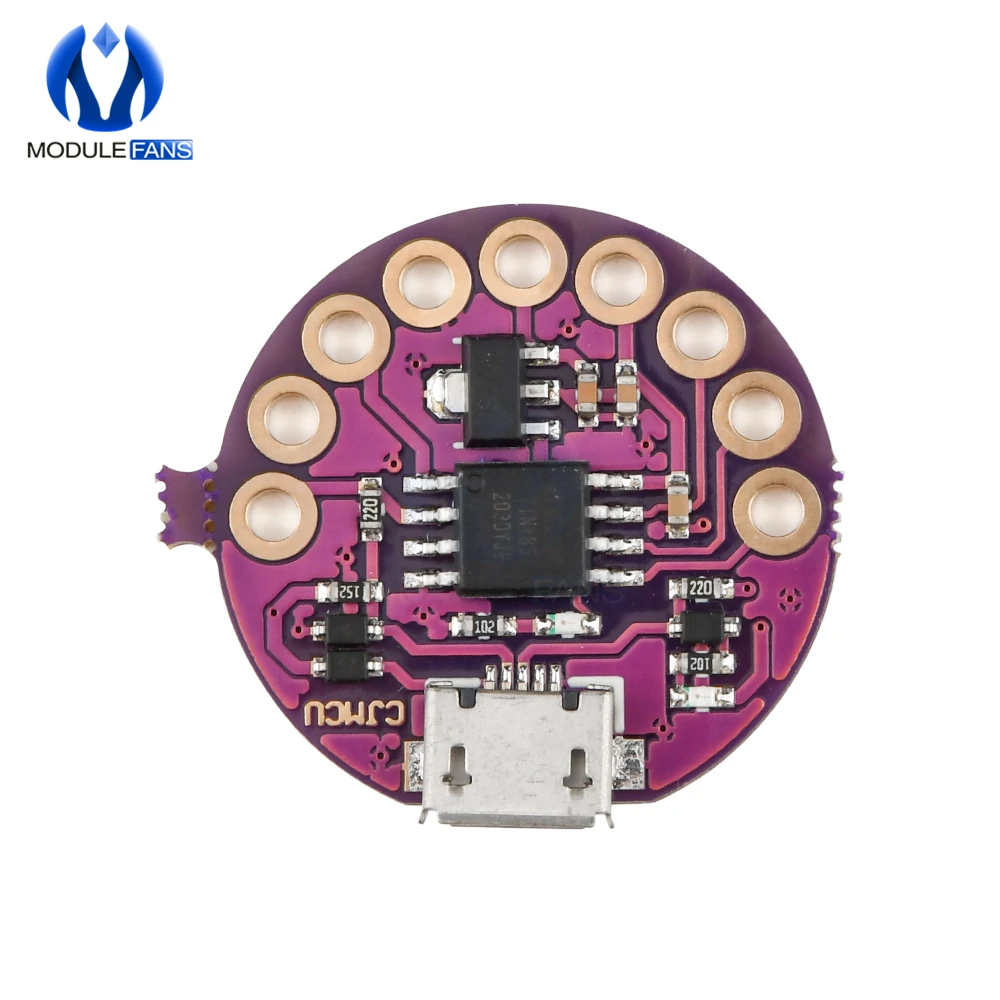 Макетная плата LilyTiny LilyPad ATtiny85 с Micro USB переносной модуль для Arduino программируемое