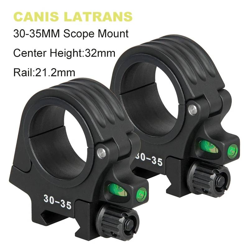 

Canis Latrans Hunting Riflescope 30-35mm Scope Mount with Bubble Level gs24-0193