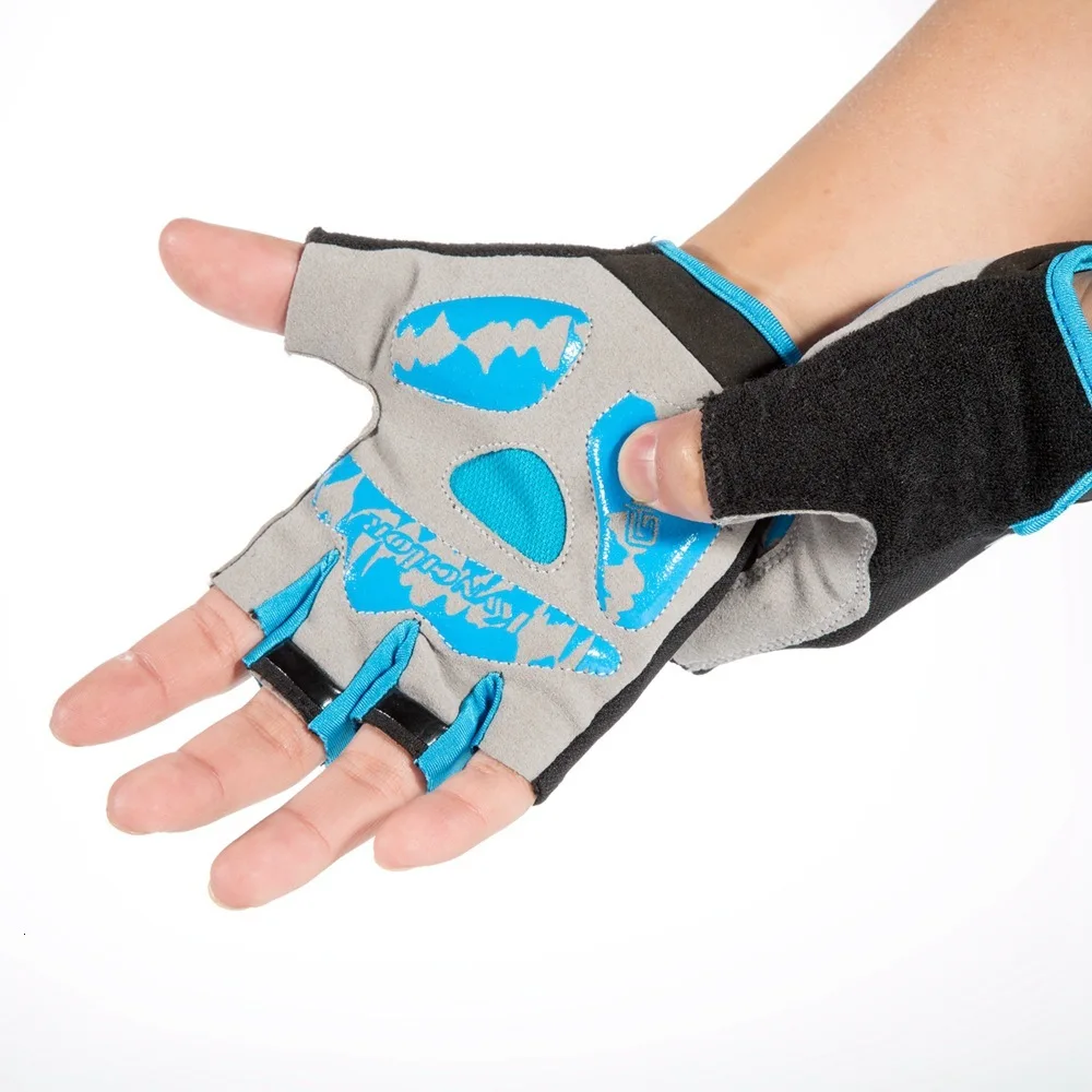 Outdoor Sport Cycling Riding Half Finger Glove MTB Bike Men Women Mountain Bicycle Short Finger Glove Bodybuilding
