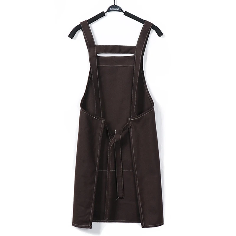 Хлопковый кухонный фартук для женщин и мужчин шеф-повара официанта кафе магазина