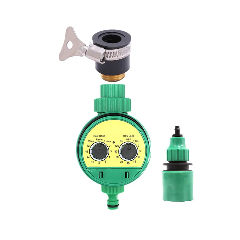 Контроллер полива сада автоматический таймер на батарейках с кнопкой