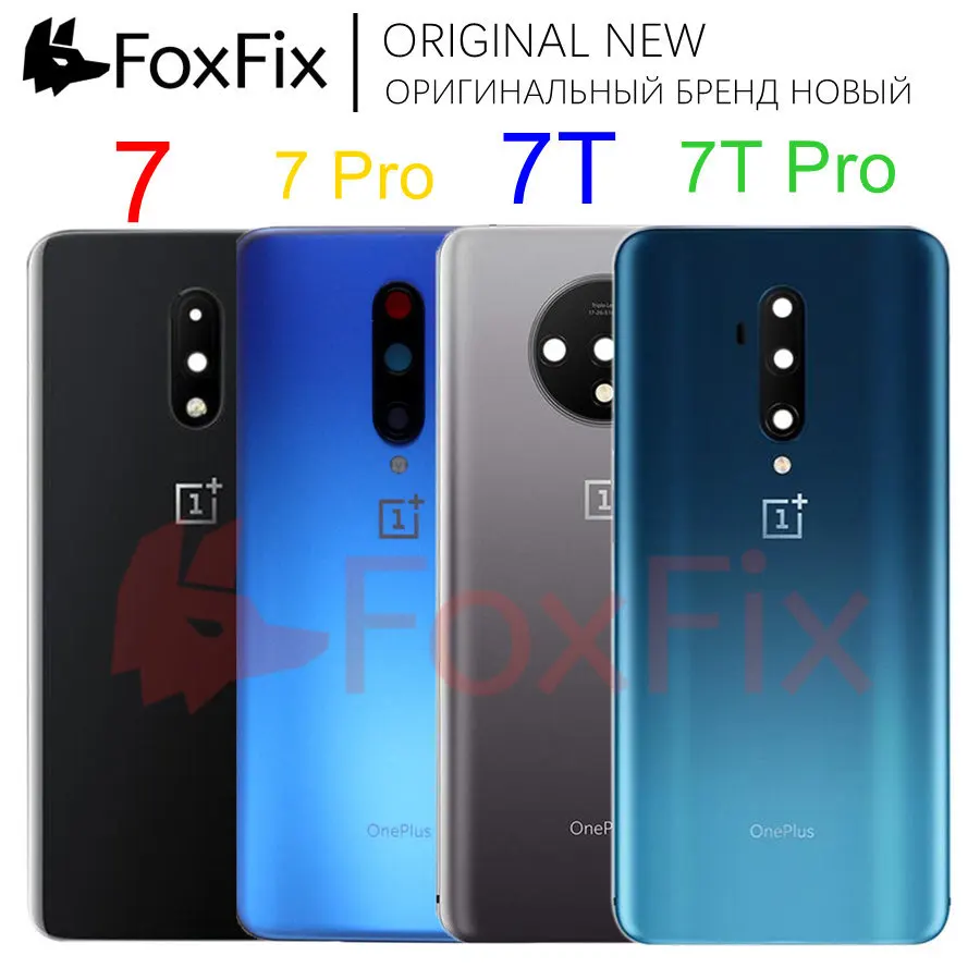 

Original NEW Back Glass OnePlus 7 7T Pro Battery Cover Door One Plus 7T Rear Housing Case OnePlus 7 Pro Battery Cover Panel