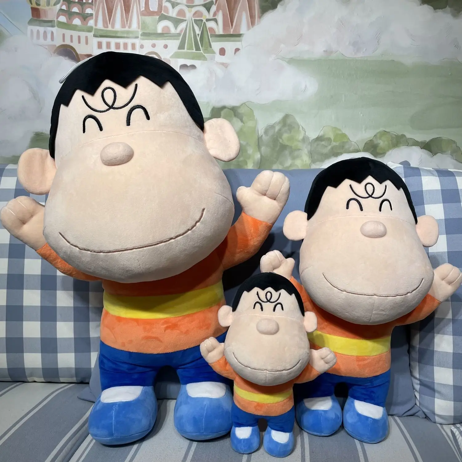 Mu&ntilde;eco de peluche de Doraemon Periphery para ni&ntilde;os, mu&ntilde;eco de Anime de nobit, Nobi, Minamoto, Shizuka, Konta, Takeshi, gigante, Honekawa, Suneo-4