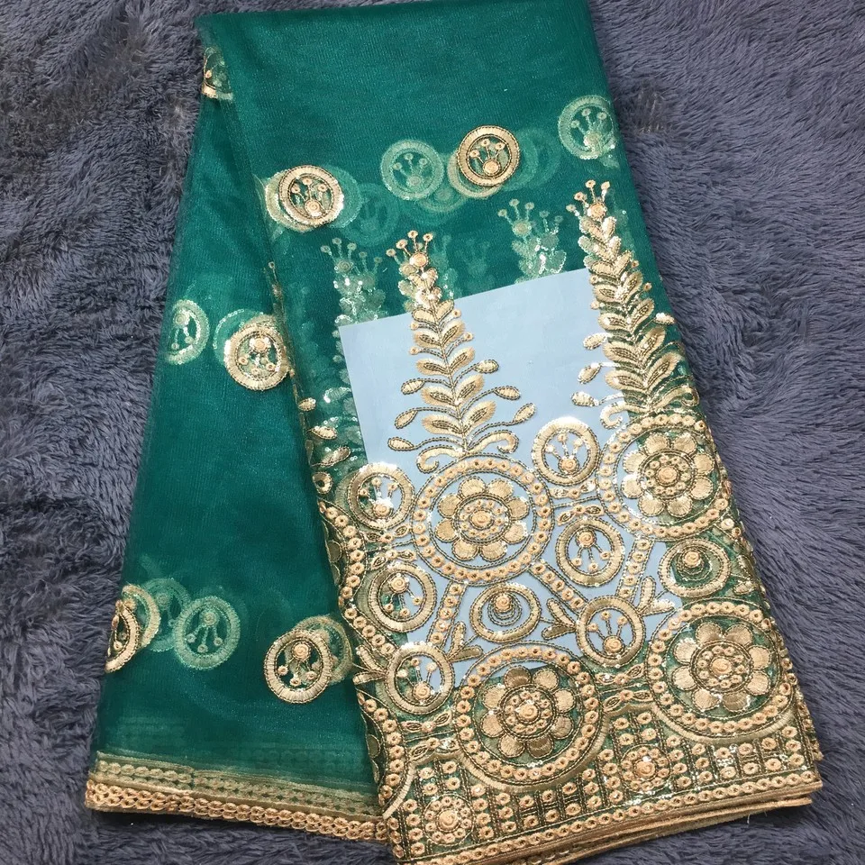 Высокое качество африканская кружевная ткань s Orange хороший французский чистая