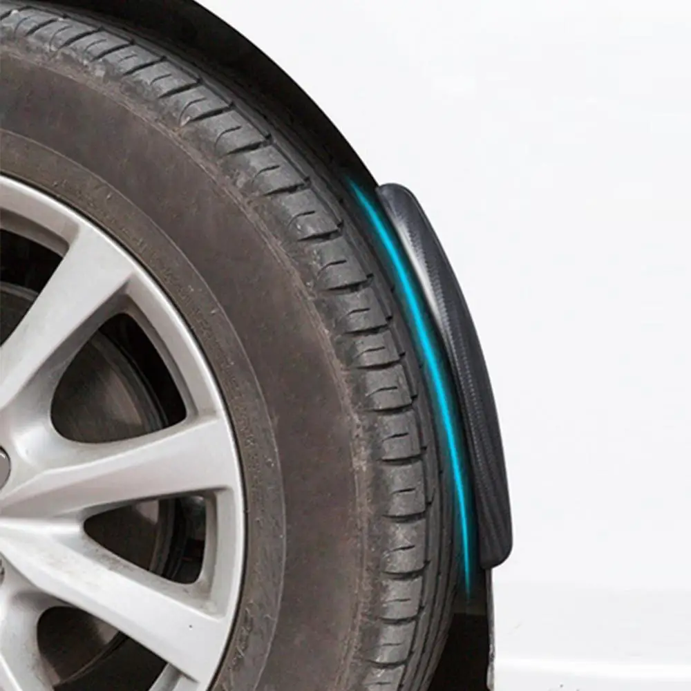 

2Pcs Universal Arch Auto Car Wheel Eyebrow Fender Flare Protector Mudguards Durable Car Anti Collision Strip with Adhesive Tape