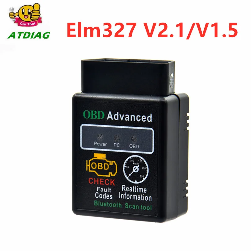 Диагностический инструмент HHOBD ELM327 V2.1 V1.5 Bluetooth супер мини сканер ELM 327 OBD2 CAN BUS HH OBD