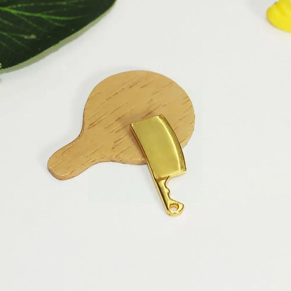 

Children's House Toy Miniature Simulation Kitchen House Accessories Knife Decoration Kitchen Model Z1i4