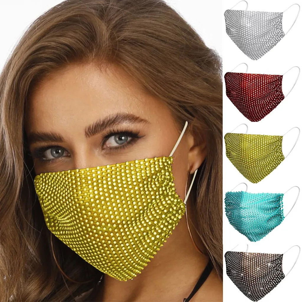 

Mascarillas, модные, унисекс, летние, взрывные, алмазные, Masque ювелирные изделия, многоразовые, facemask, Хэллоуин, маска, cubre bocas