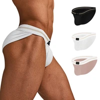 orlvs mens sexy briefs modal underwear lingerie sports running seamless panties bikini 2xl plus siz male underpants