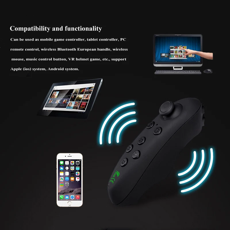 Беспроводной Bluetooth геймпад Shinecon игровой контроллер для 3D очков VR приставок 2