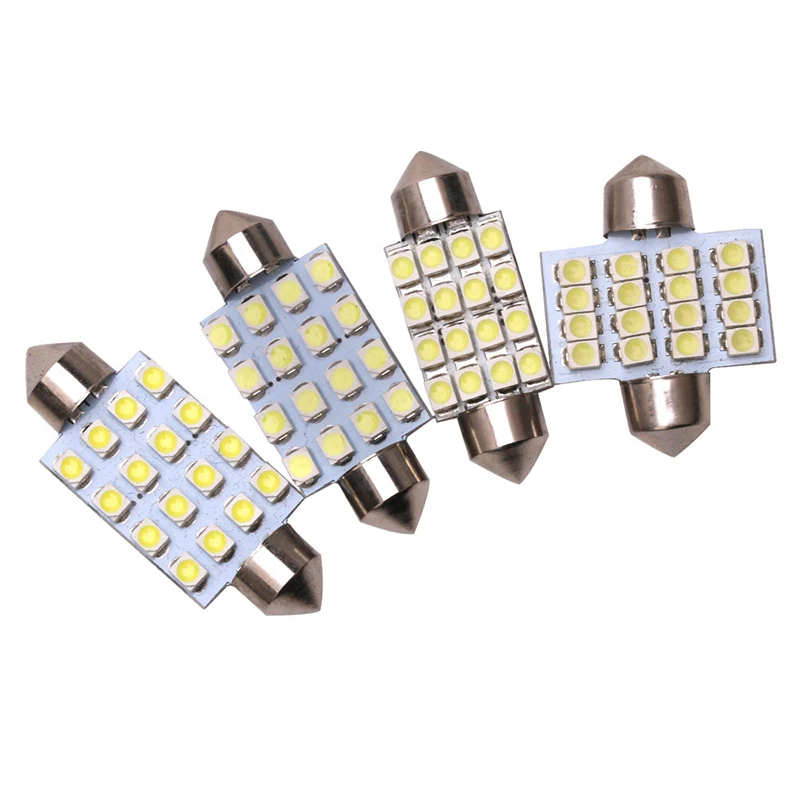 1 светодиодный светодиод C5W 31 мм 36 39 41 3528 16SMD гирлянда купольсветильник свет C10W
