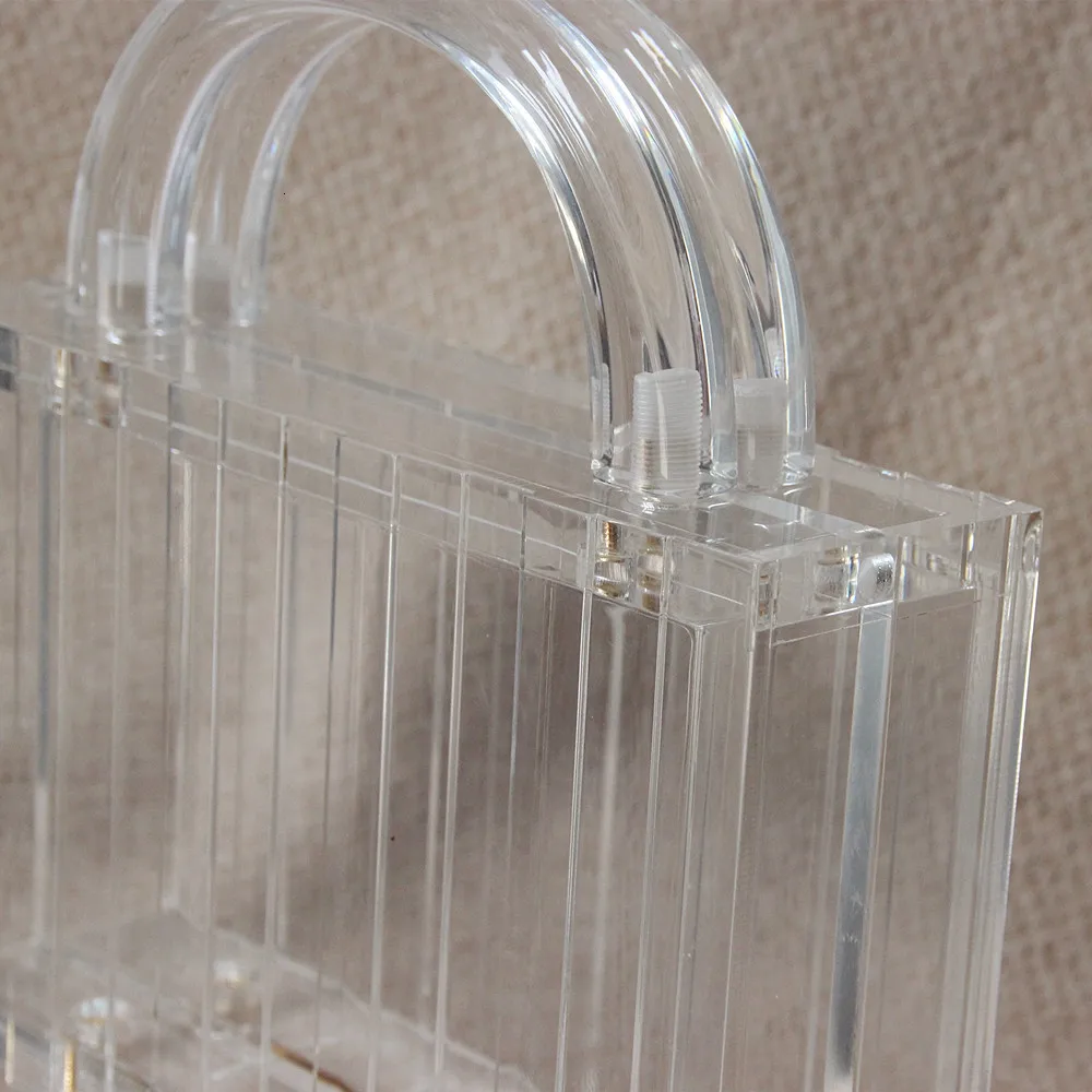 Женская вечерняя сумочка прозрачная акриловая сумка повседневная 2019|Вечерние