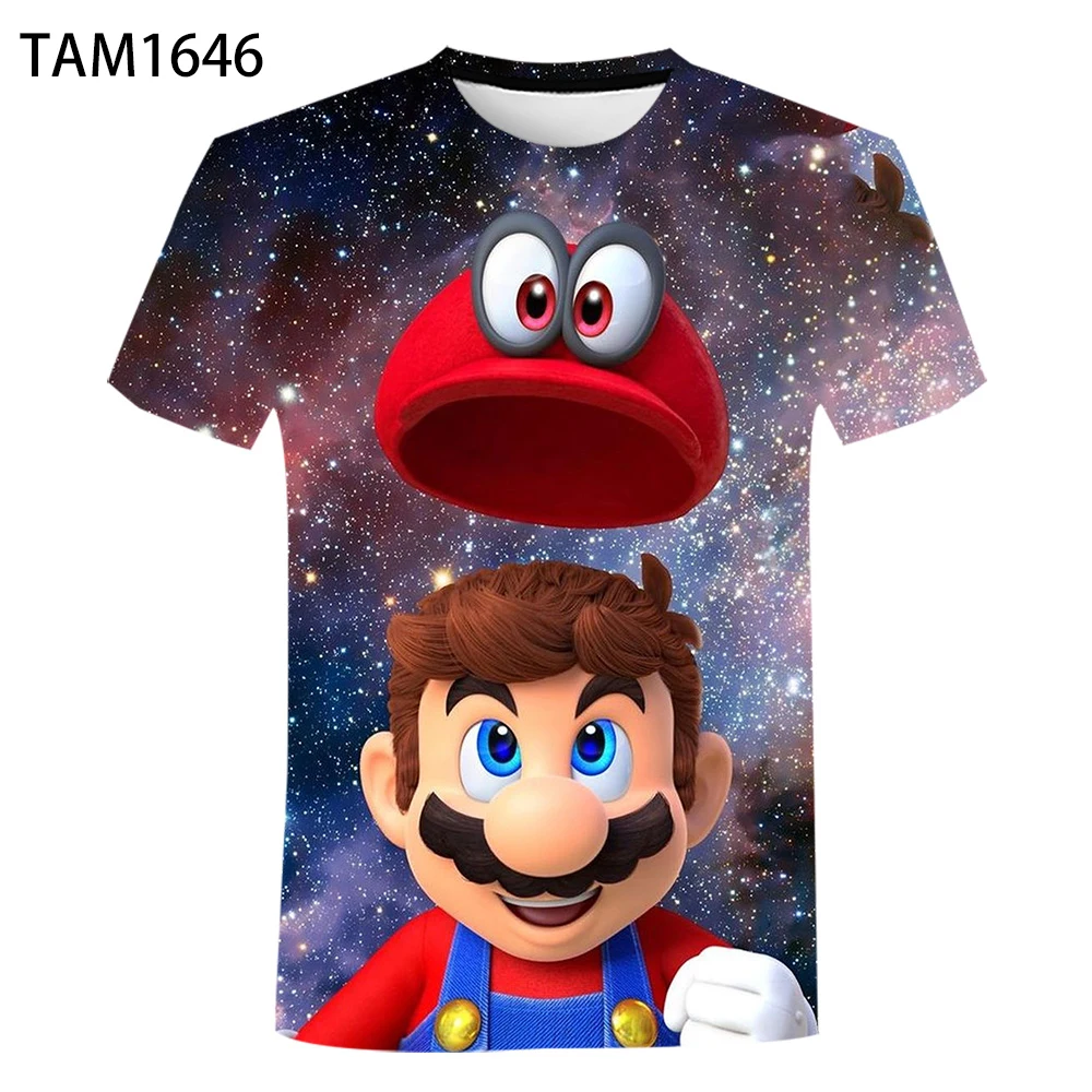Футболка Мужская/женская с 3D принтом Марио и Луиджи | Мужская одежда