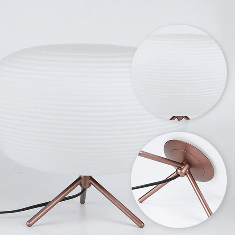 

Modern Scandinavian Bedroom Bedside Table Lamp Creative Warm and Simple Modern LED Study Hotel Room Lamps Lighting