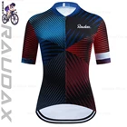 Комплект для триатлона Raudax, женская одежда для велоспорта, Джерси, цельный комбинезон с коротким рукавом, Женский комплект, гелевая подкладка