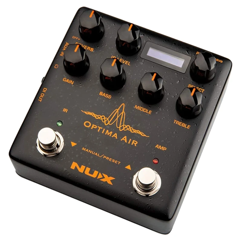 

Quality NUX Optima Air Dual-Switch Acoustic Guitar Simulator with a Preamp,IR Loader, Capturing Mode