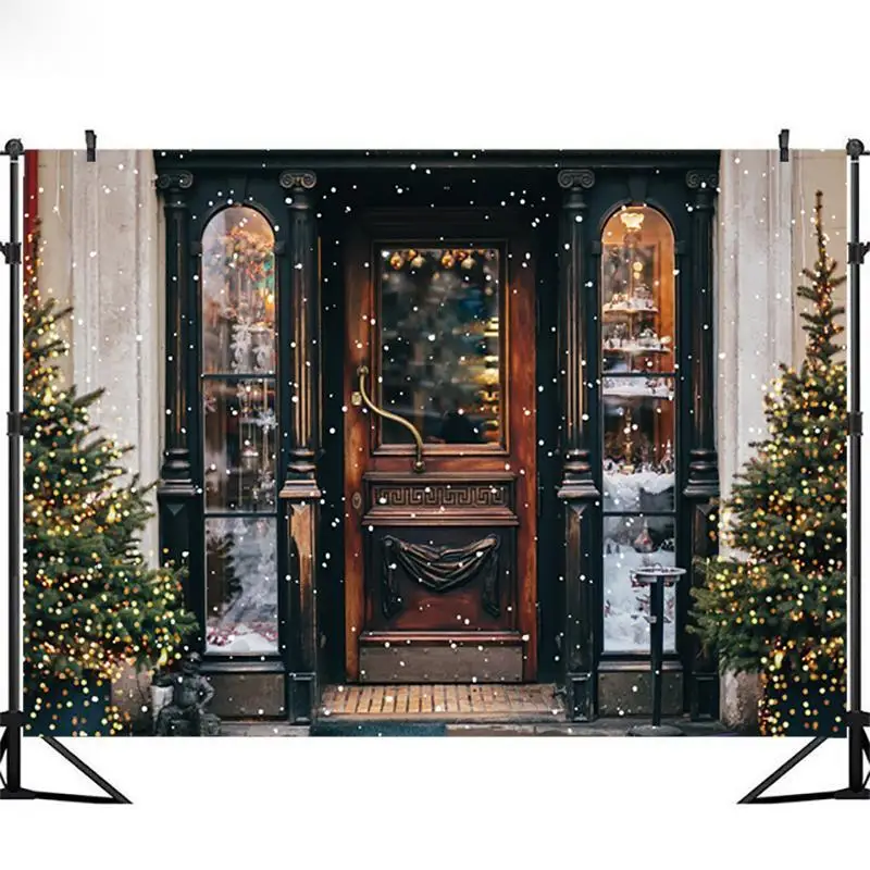 

Рождественские Зимние снежные ночные фоны для фотографий искусственный Декор Фотостудия Фото фоны