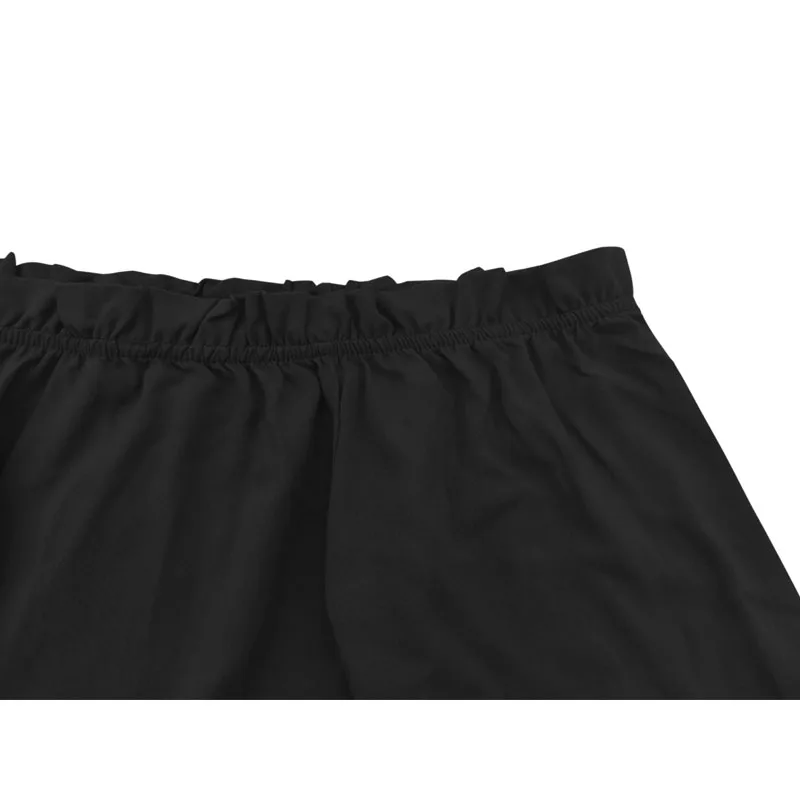 Женская сексуальные вершины Холтер Топ слинг Свободная блузка гофрированная с