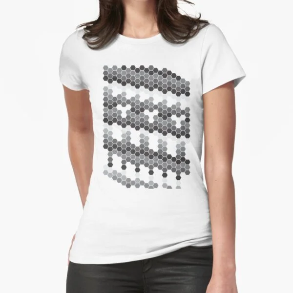 

Pentagon Pattern Fading T-Shirt Print Top