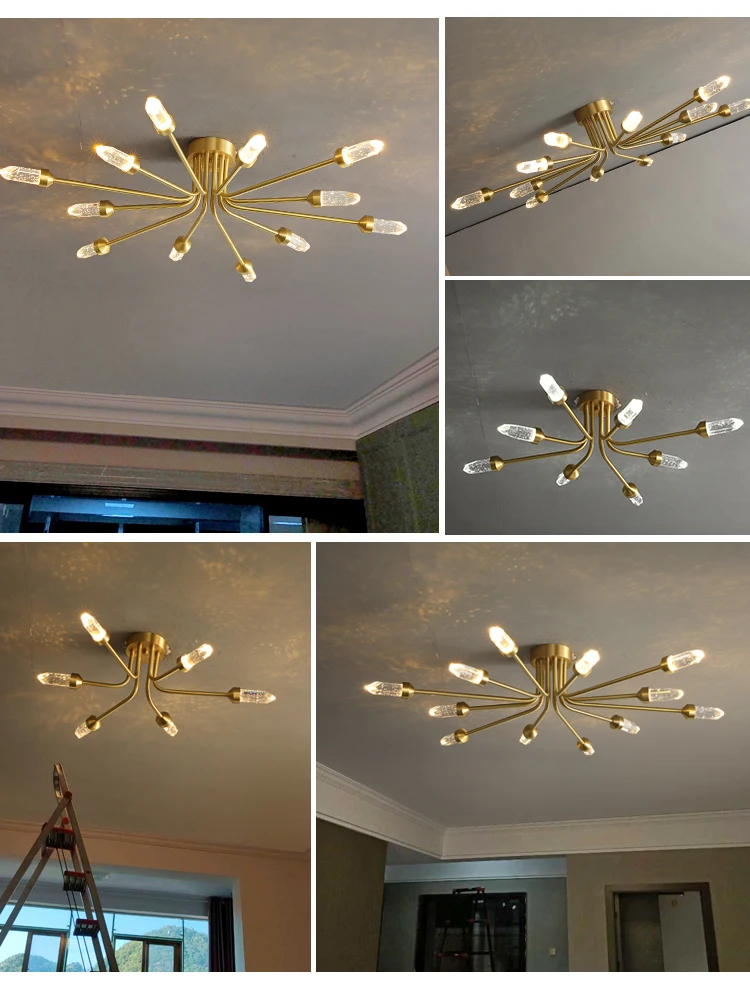 

Modern crystal chandelier living room eiling lustre dining ceiling lamps bedroom crystal ceiling chandelier lighting kitchen
