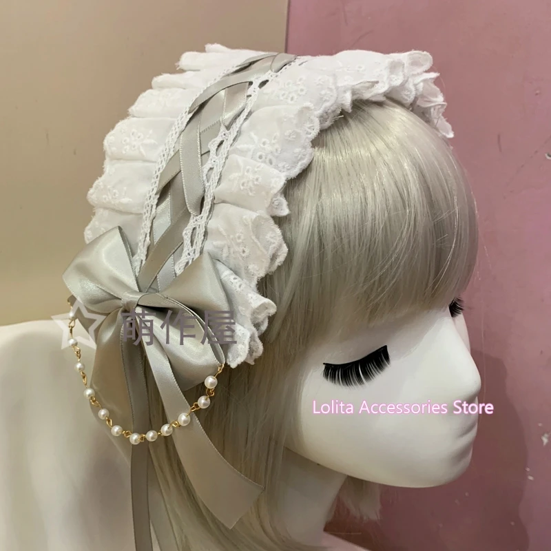 Винтажная маскарадная повязка для волос аксессуары в японском стиле милый бант