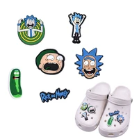 new designer cartoon kids cute hole slippers shoe charms baby icon buckles for party gifts pvc accessories shoe croc decor