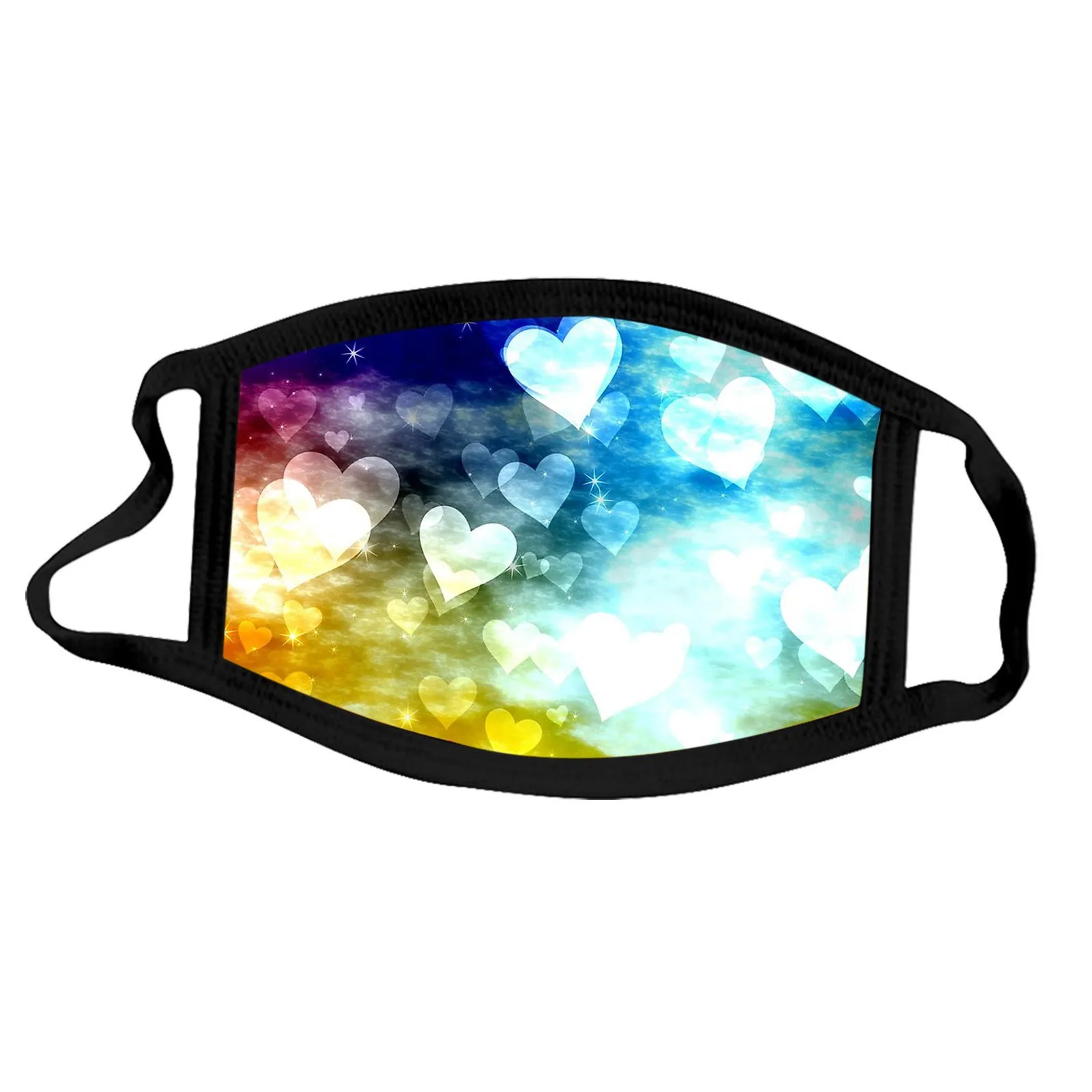 

New 2-piece Unisex Happy Valentine's Day reusable adult men's and women's dust-proof non positioning printing mask