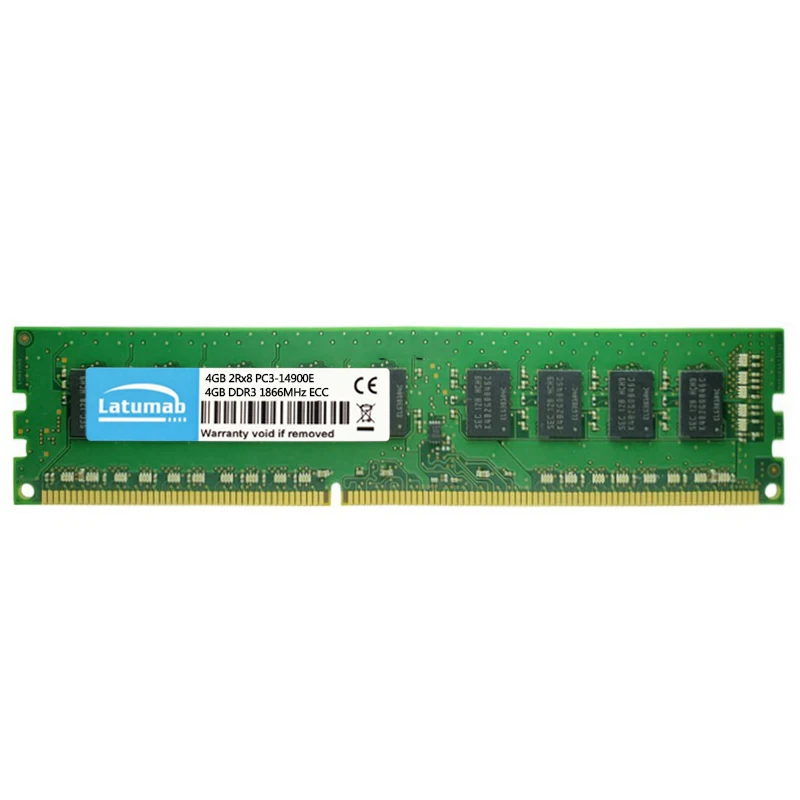 Оперативная память Latumab DDR3 8 Гб (2x4 Гб) 1866 МГц рабочей станции 240-контактная ECC UDIMM