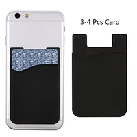 a mobile phone credit card wallet adhesive cell phone holder id card business card holder slim case sticker for women men