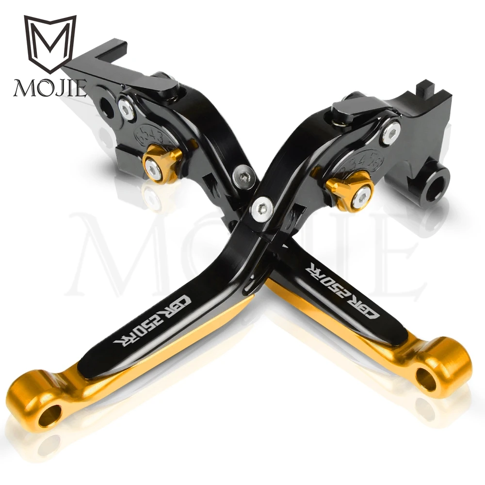 Gold Мотоцикл CBR 250 RR Рычаги Тормозная система сцепления CNC регулируемый складной для Honda CBR250RR CBR 250 RR CBR250 RR - Цвет: Gold
