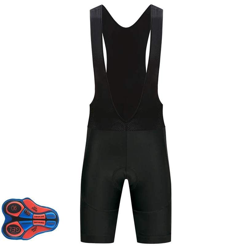 Черные велосипедные шорты для мужчин и женщин подкладка 9D короткие колготки