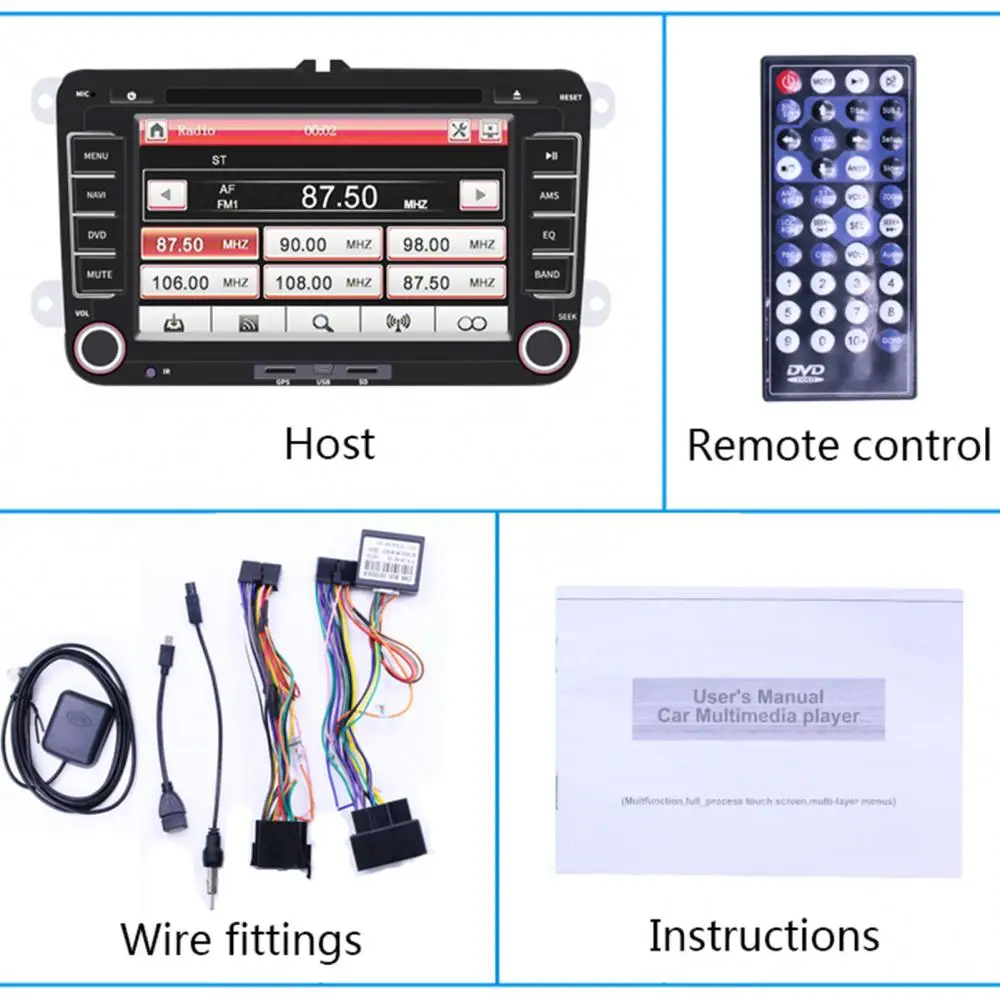 50% Лидер продаж 7 дюймов многофункциональный автомобильный DVD Радио FM GPS навигации