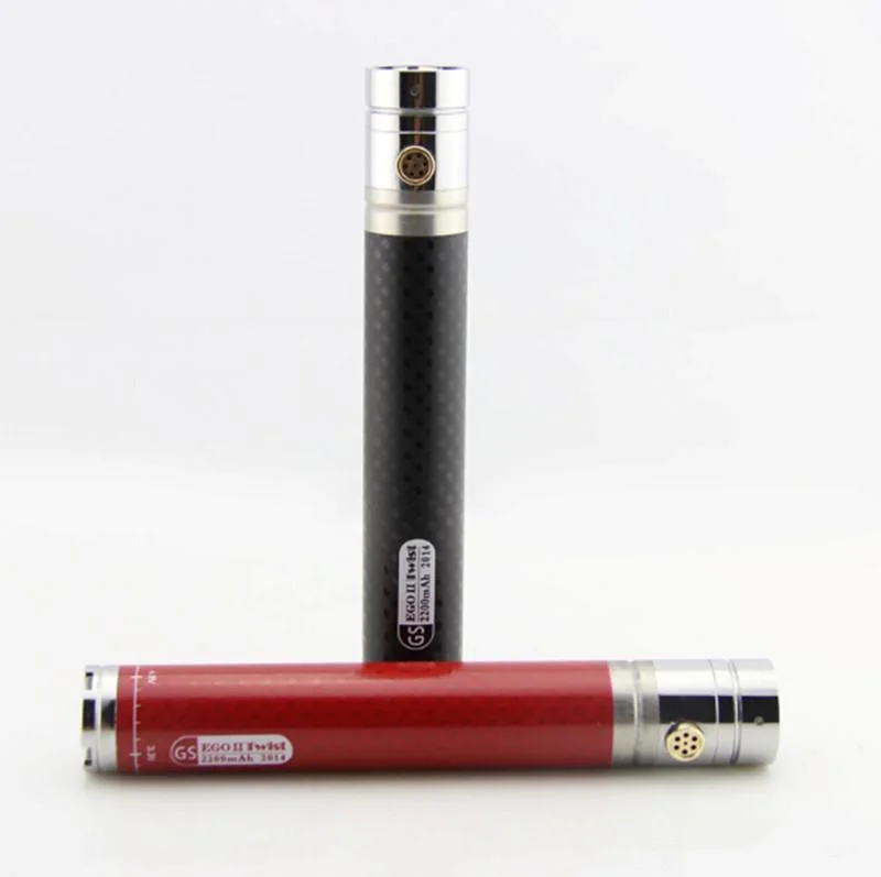 Электронная сигарета GS eGo II twist vv 2200 мАч 3 4 8 В переменное напряжение большая