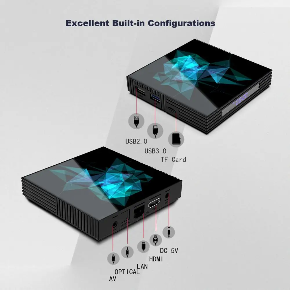 Смарт-бокс Android 9,0 Tv Box A95X Z2 Rockchip 4G 32GB 64GB Android box bluetooth 2,4/5,0G WiFi Google Play Android Tv box