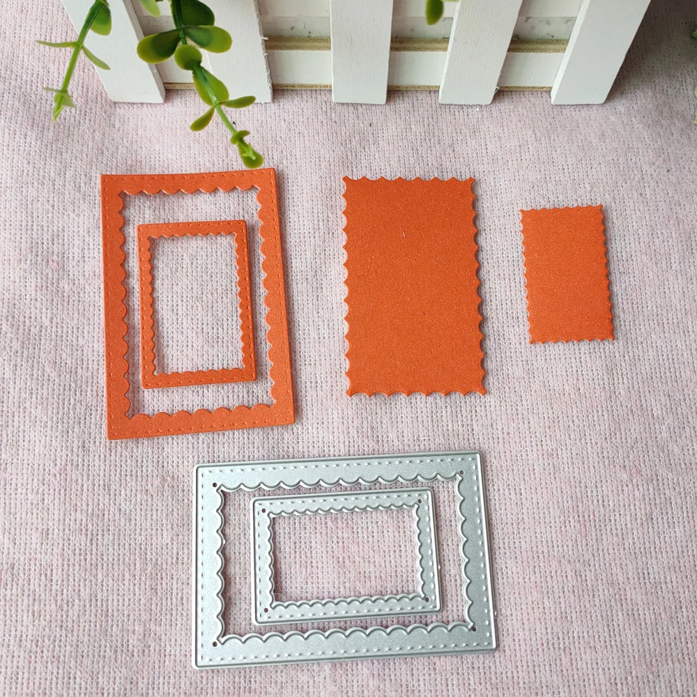 Прямоугольная рамка двухслойная пресс-форма 2020 Новинка технология резки металла