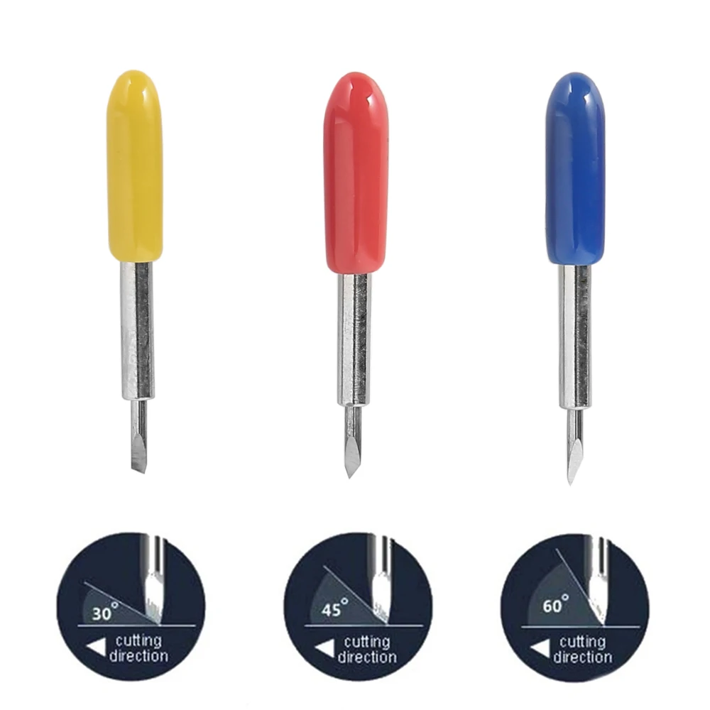 

50 Pcs/Set Roland Lettering Knife 30 45 60 Degree End Blade Plotter Cutter Vinyl Cutting Carbide Mill Carbide Milling Bits