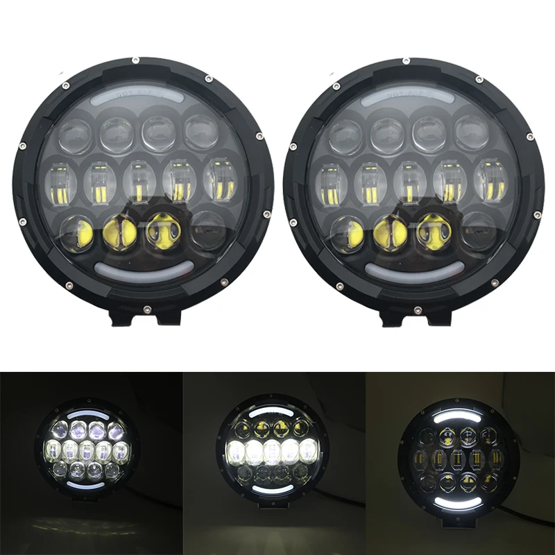 7-дюймовая круглая светодиодная фара рабочего освещения для Jeep Trucks Offraod 4x4 с