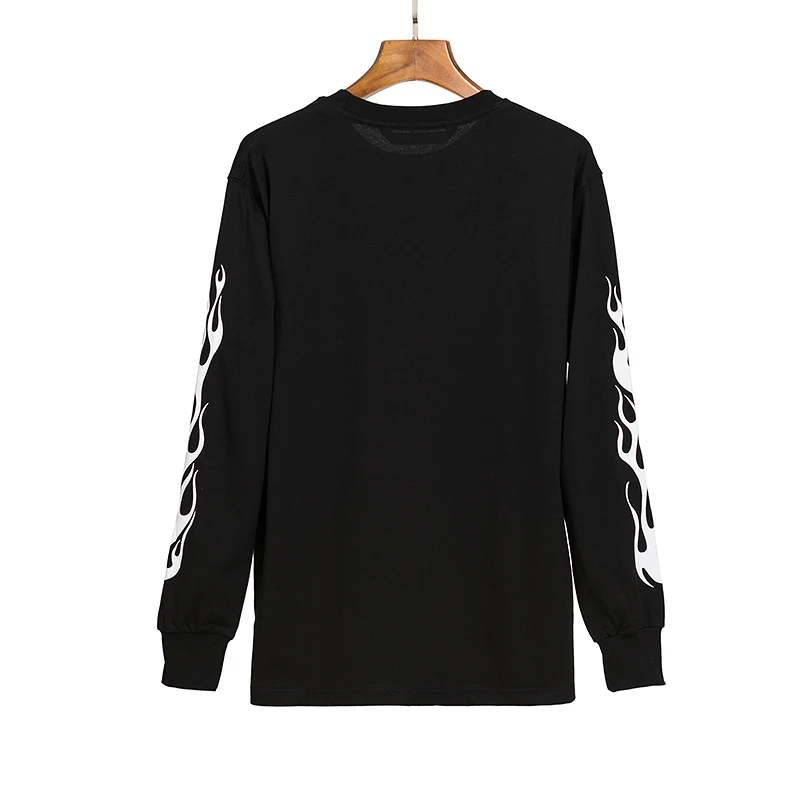 

Palm Angels letter printing couple round neck cotton street hip-hop popular simple wild men women long-sleeved T-shirt 87565