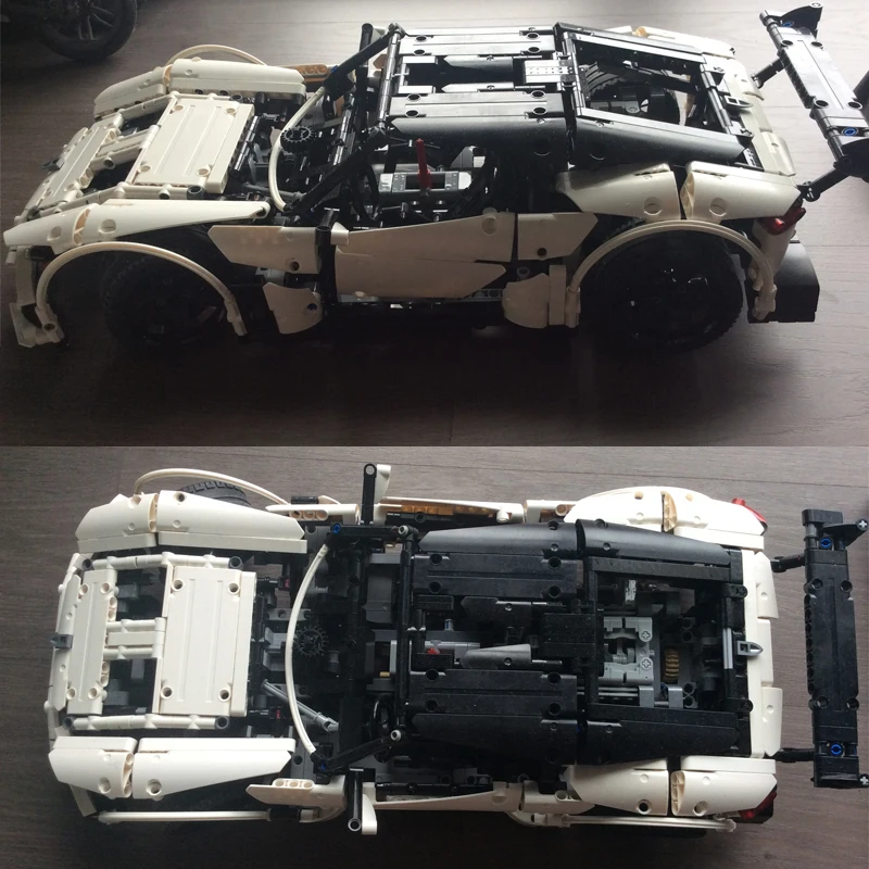 

MOC-9613 High-Tech Mechanical Series Supers Supercar Volcano RS Supercar Building Blocks 1699pcs Bricks Education Toys