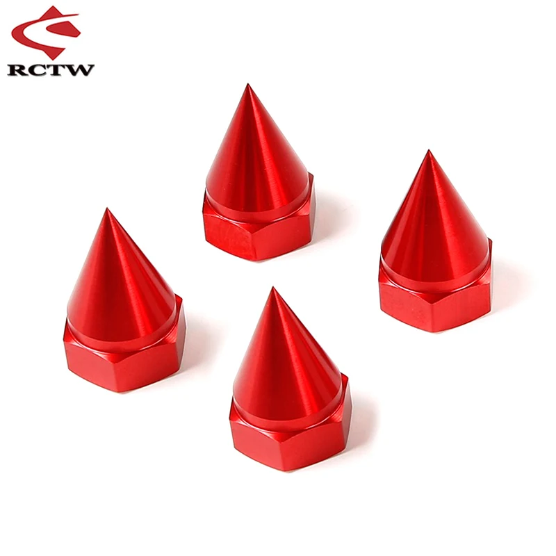 CNC Metal Sharp Thorn Vertebral Locking Dust Proof Nut Wheel Cover Cap for 1/5 HPI ROVAN KM BAJA 5B 5T 5SC SS | Игрушки и хобби