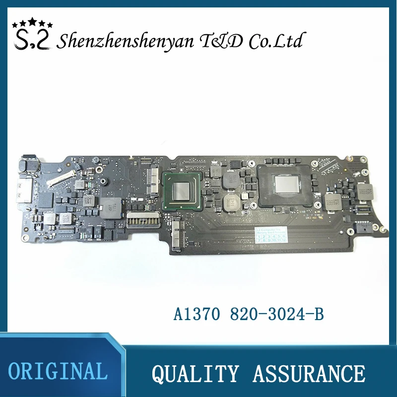 Оригинальная протестированная материнская плата A1370 11 6 дюйма MC968 MC969 для Macbook Air 1