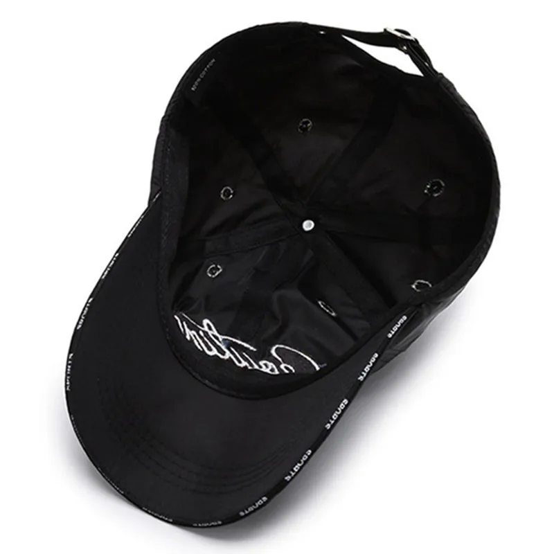 

XdanqinX Summer Breathable Baseball Cap Men Women Sunscreen Sports Cap Letter Embroidery Couple Hat Adjustable Size Snapback Cap