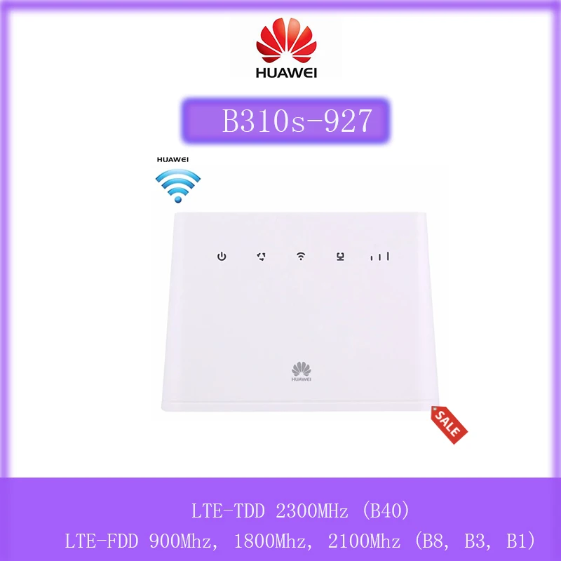 Разблокированный беспроводной шлюз Huawei B310s 927 4G LTE CPE 150 Мбит/с 2 антенны|wireless gateway|lte