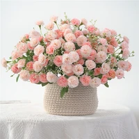 wedding 20 heads carnation bouquet small flower artificial flowers holding flowers korean style small lilac fake flowers