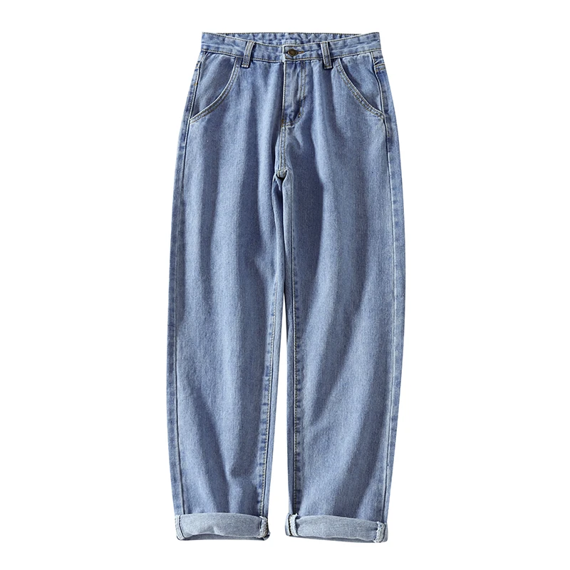 Женские джинсы с широкими штанинами G1278 весенне осенние прямые оптовая продажа