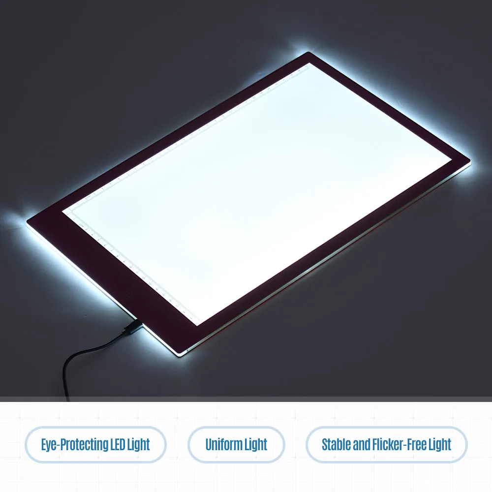 Ультратонкий Светодиодный лайтбокс формата А4 доска для рисования трассировки
