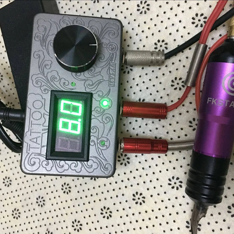 Tattoo Power Supply Digital LCD Permanent Makeup Eyebrow Lip Microblading Body Art Electric Tattoo Machine Kit Tattoo Supply