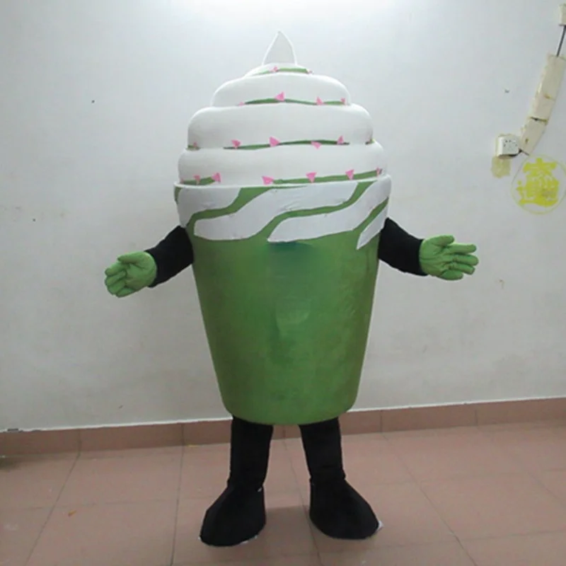 

Mascot Ice Cream Advertisement COSPLAY Performance Props Promotion Service Cartoon Doll Costume